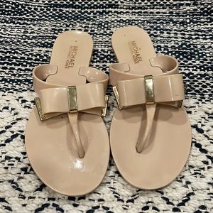 Michael Kors bow tie sandals